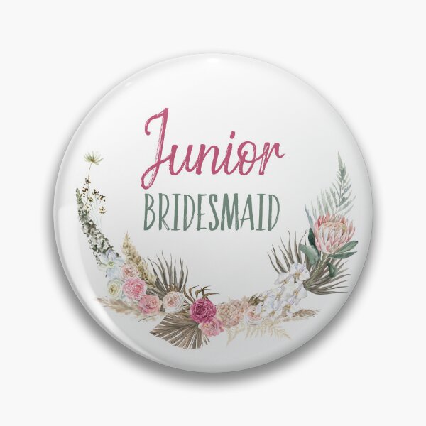 Item preview, Junior Bridesmaid designed and sold by mellibeedesigns.