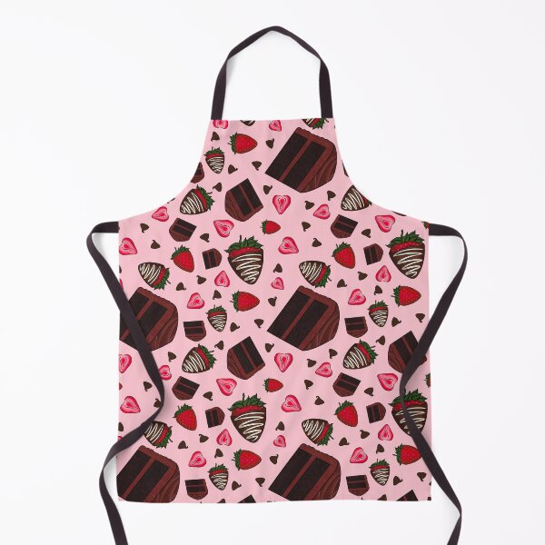 Item preview, Chocolate Strawberry Pattern (Pink) designed and sold by honeybeepaper.