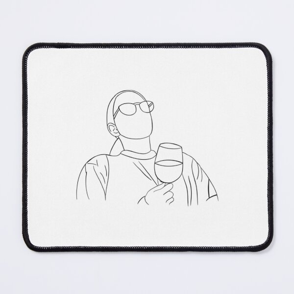Item preview, Jenna Marbles Leisuring (Line Drawing) designed and sold by sandrawivia.