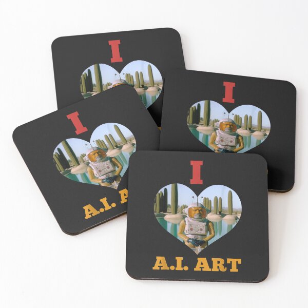 Artikelvorschau, I heart artificial intelligence T Shirt entworfen und verkauft von Klaus-Gilbert.