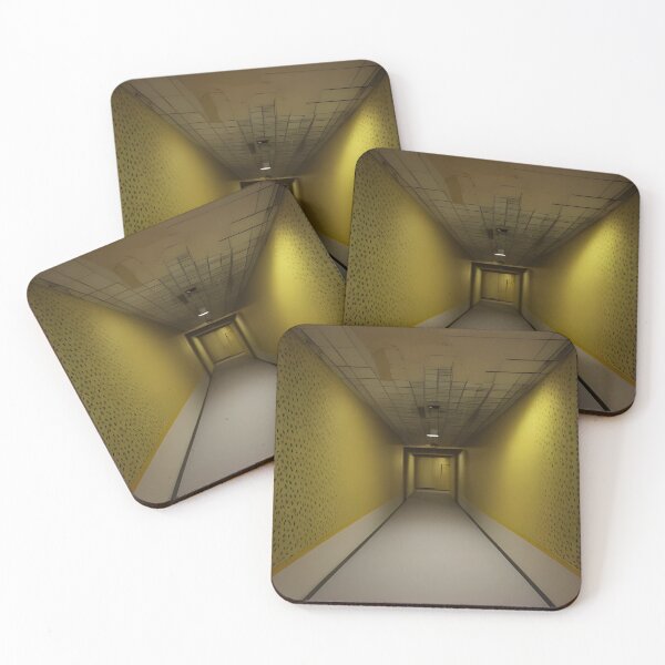 Item preview, The Backrooms - Liminal Space - Doors and Yellow Wallpaper designed and sold by DanTheManDan.