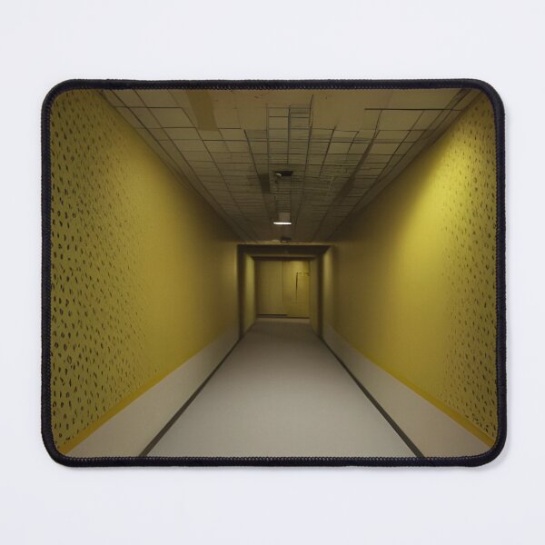 Item preview, The Backrooms - Liminal Space - Doors and Yellow Wallpaper designed and sold by DanTheManDan.