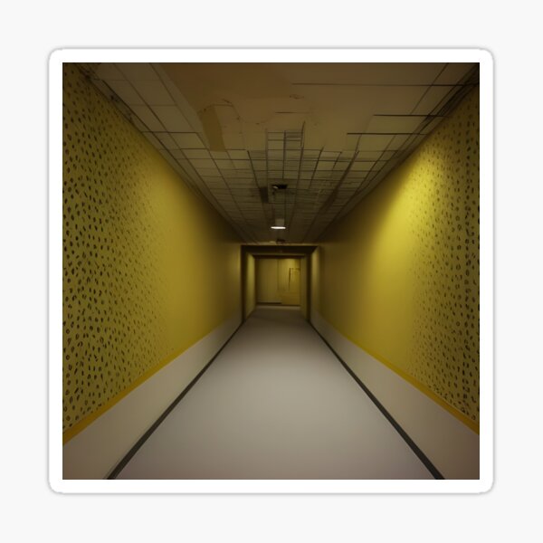 Item preview, The Backrooms - Liminal Space - Doors and Yellow Wallpaper designed and sold by DanTheManDan.