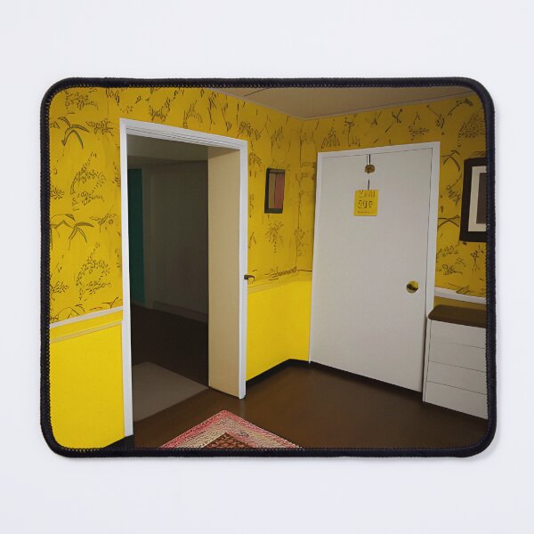 Item preview, The Backrooms - Liminal Space - Doors and Yellow Wallpaper designed and sold by DanTheManDan.