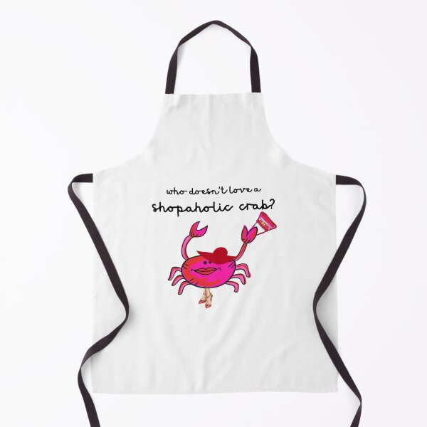 Item preview, SHOPAHOLIC PINK CRAB designed and sold by EllieMonroe.