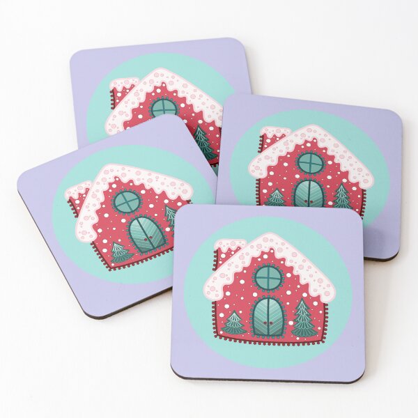 Item preview, Colorful Holiday Gingerbread House designed and sold by Brittanykald.