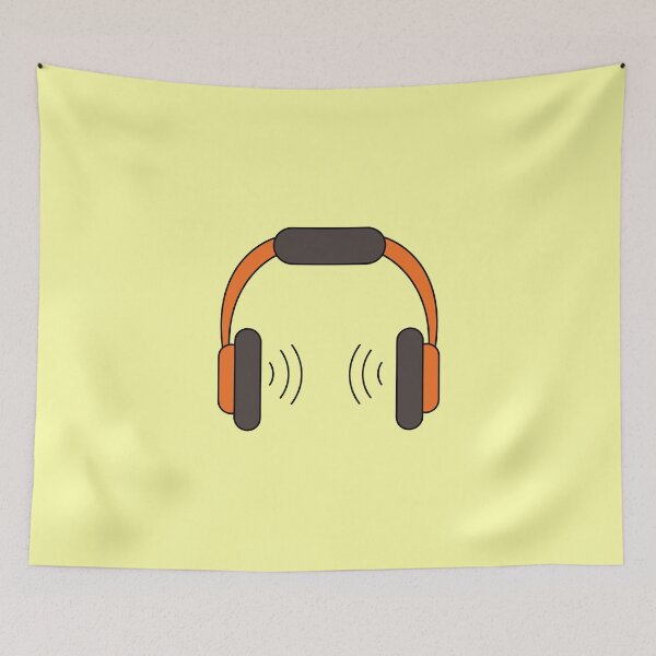 Item preview, cute headphone designed and sold by wordspotrayal.