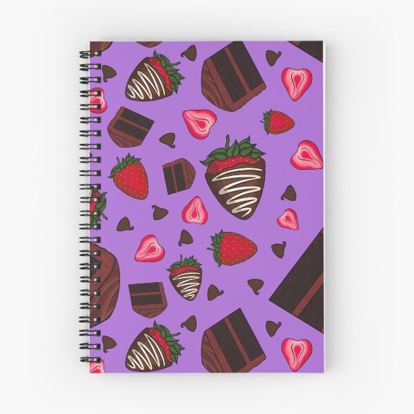 Item preview, Chocolate Strawberry Pattern (Lavender) designed and sold by honeybeepaper.