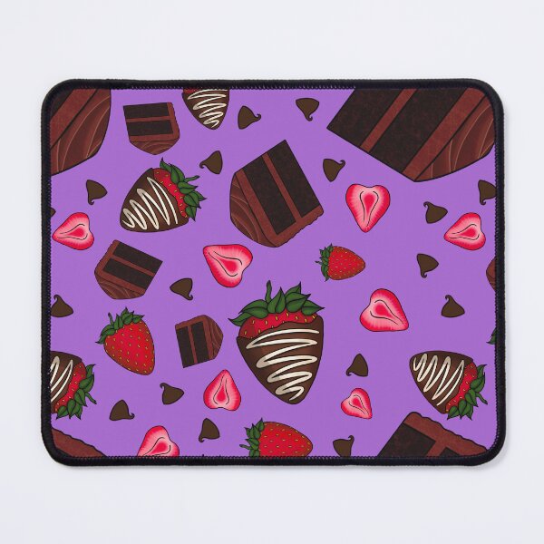 Item preview, Chocolate Strawberry Pattern (Lavender) designed and sold by honeybeepaper.