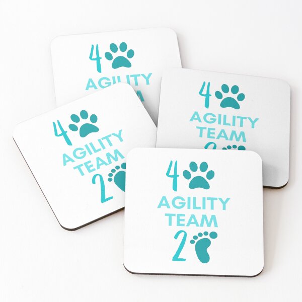 Item preview, Agility team 4 legs and 2 feet in turquoise designed and sold by PausePapote.