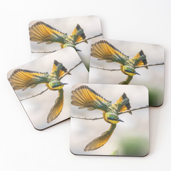 Item preview, Little Bee-Eater in flight designed and sold by Wild Images.
