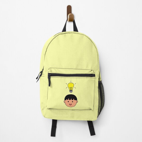 Item preview, cute kid with lightbulb idea designed and sold by wordspotrayal.