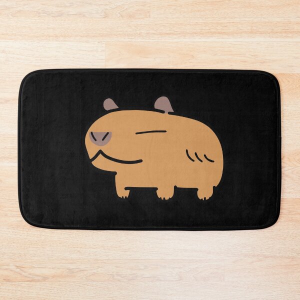 Item preview, Dark Background Version of One Simple Capybara designed and sold by MiscibilityArt.