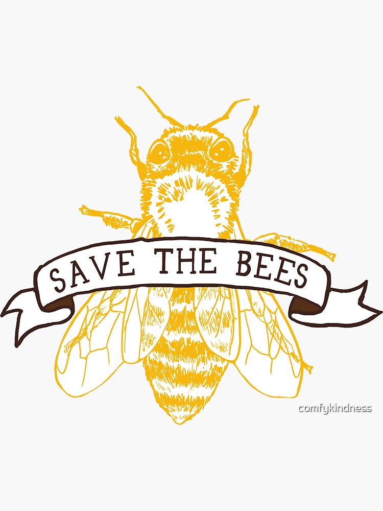 Save The Bees! (Dark) by comfykindness