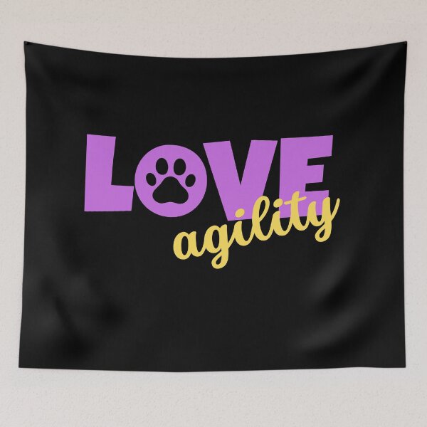 Item preview, Love agility in purple and yellow designed and sold by PausePapote.