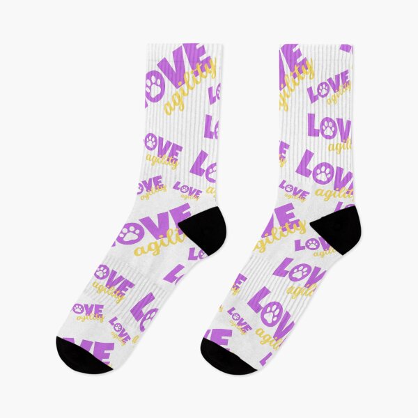 Item preview, Love agility in purple and yellow designed and sold by PausePapote.