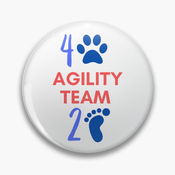 Item preview, Agility team 4 legs and 2 feet in blue and red designed and sold by PausePapote.