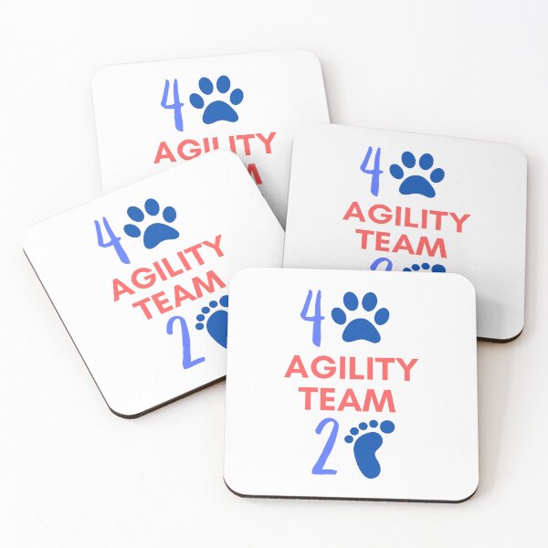 Item preview, Agility team 4 legs and 2 feet in blue and red designed and sold by PausePapote.