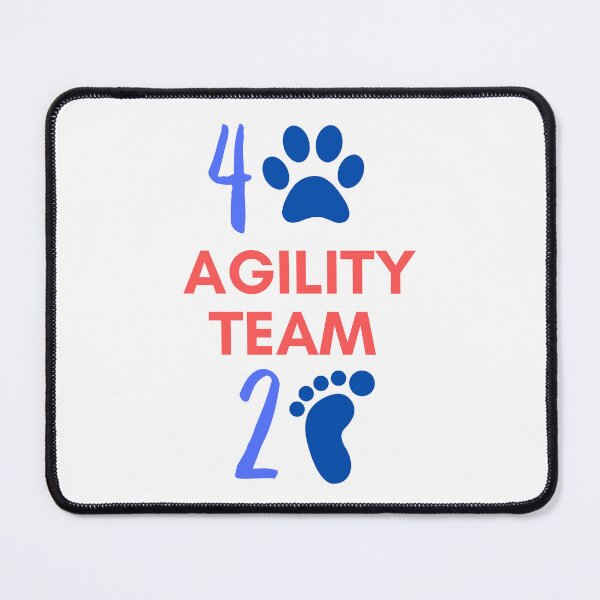 Item preview, Agility team 4 legs and 2 feet in blue and red designed and sold by PausePapote.