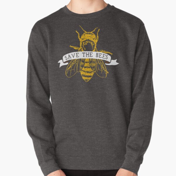 Save The Bees! (Dark) Pullover Sweatshirt