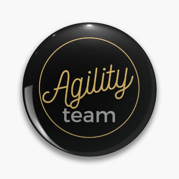 Item preview, Copy of Agility team in gold and gray in a circle designed and sold by PausePapote.