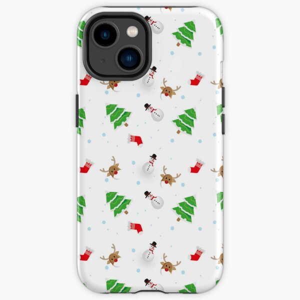 Christmas pattern iPhone Samsung Galaxy Unique snap, tough, and flex cases for iPhone 14, 13, 12, SE, 11, 11 Pro, XS, X, XR, S22, S21, S20, S10, S9, and Christmas pattern home Pillow Blanket iPhone Tough Case