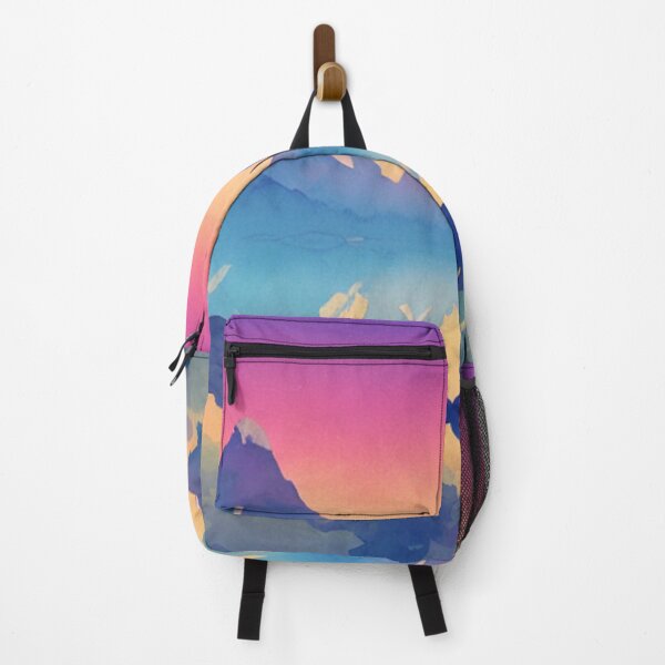 Item preview, Sunset in mountain peaks Watercolor designed and sold by printiesart.
