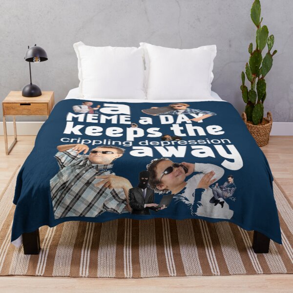 Item preview, A Meme a Day Keeps the crippling depression away   designed and sold by goldmass.