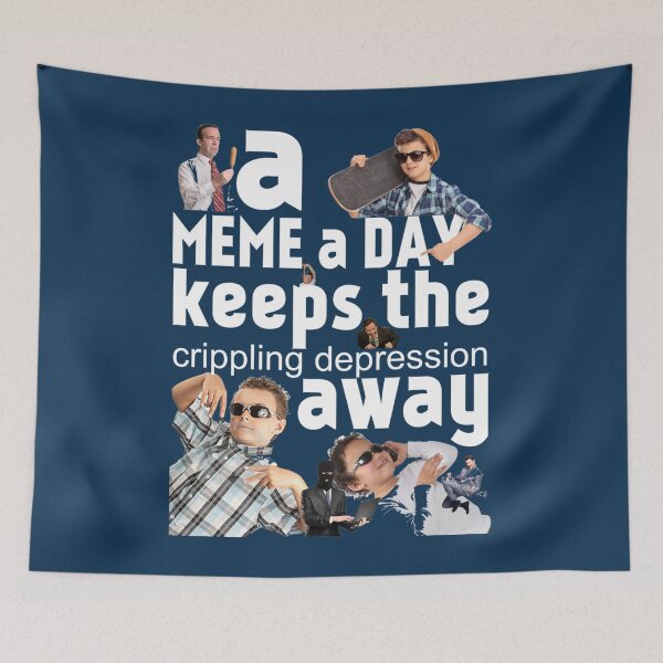 Item preview, A Meme a Day Keeps the crippling depression away   designed and sold by goldmass.