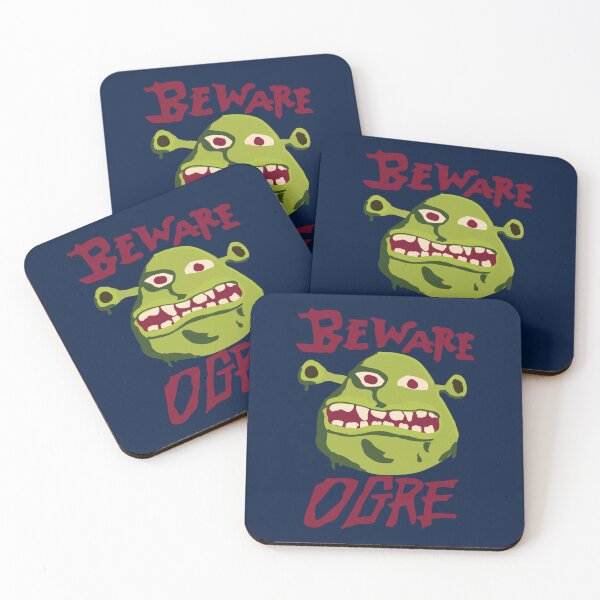 Item preview, Beware Ogre Shrek Sign   designed and sold by goldmass.