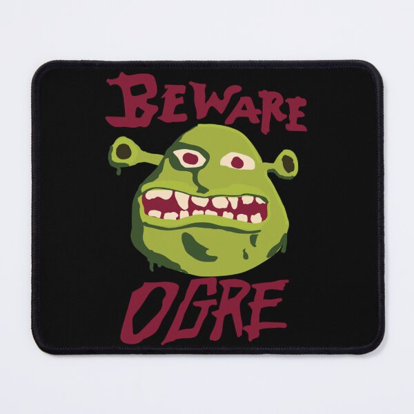 Item preview, Beware Ogre Shrek Sign designed and sold by goldmass.
