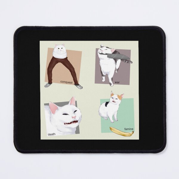 Item preview, Four 4 Horsemen of the Apocalypse - Cat Meme Catto designed and sold by goldmass.