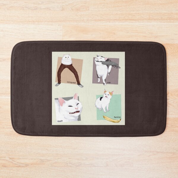 Item preview, Four 4 Horsemen of the Apocalypse - Cat Meme Catto designed and sold by goldmass.