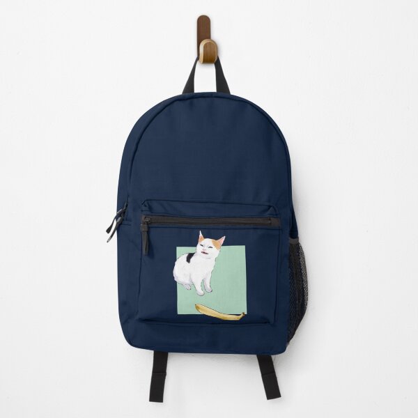 Item preview, He not like the banana - angery banana cat meme catto designed and sold by goldmass.