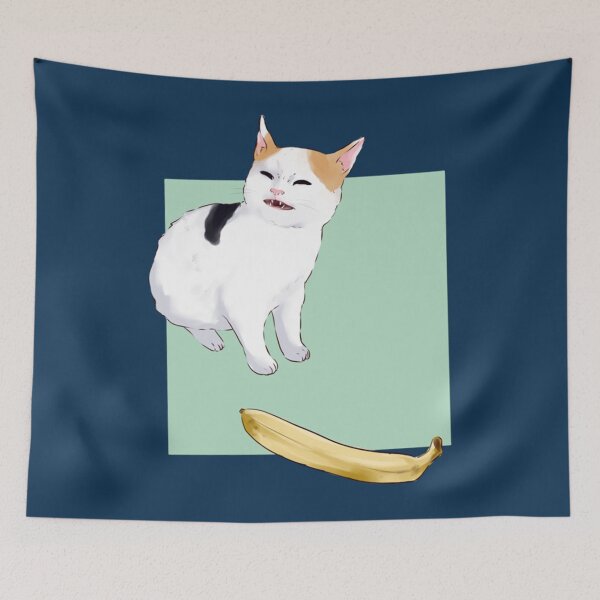 Artikelvorschau, Er mag die Banane nicht - wütendes Bananenkatzen-Meme Catto entworfen und verkauft von goldmass.