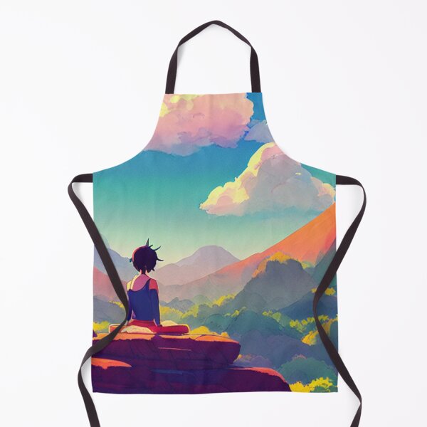 Item preview, Yoga Sunset in water color designed and sold by printiesart.