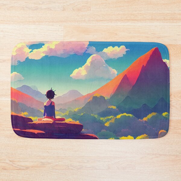 Item preview, Yoga Sunset in water color designed and sold by printiesart.