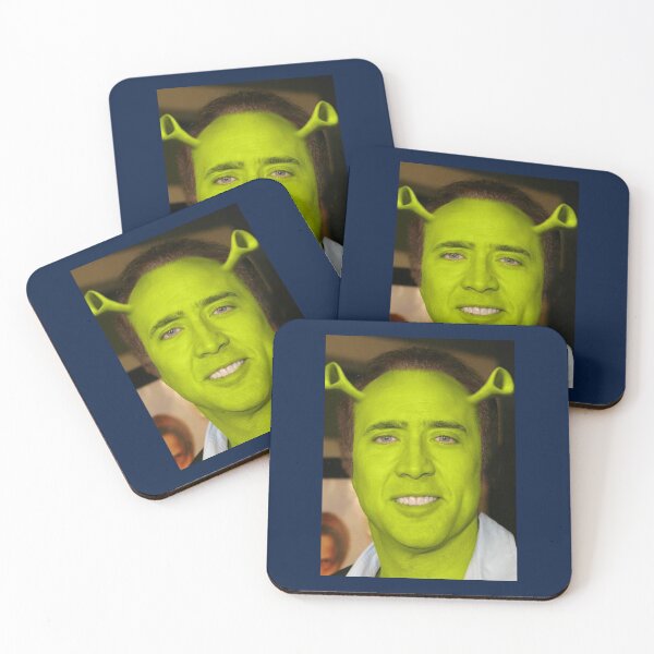 Item preview, Nicolas Cage as Shrek   designed and sold by goldmass.