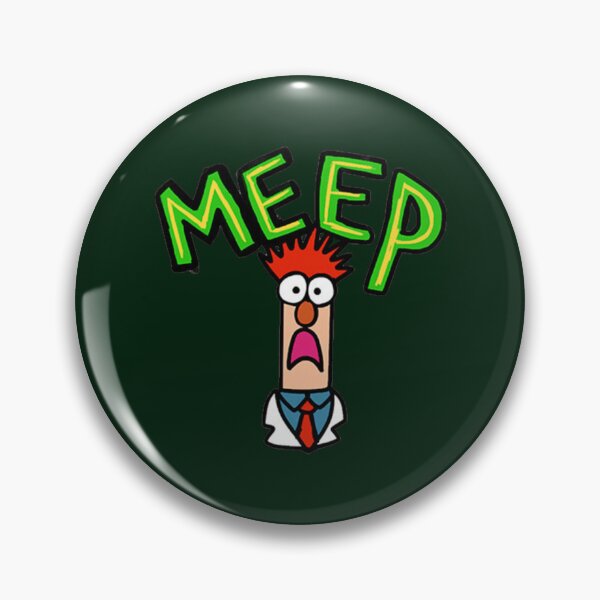 Item preview, Mee.p Muppe.t Beaker with green text    designed and sold by casillasjas.