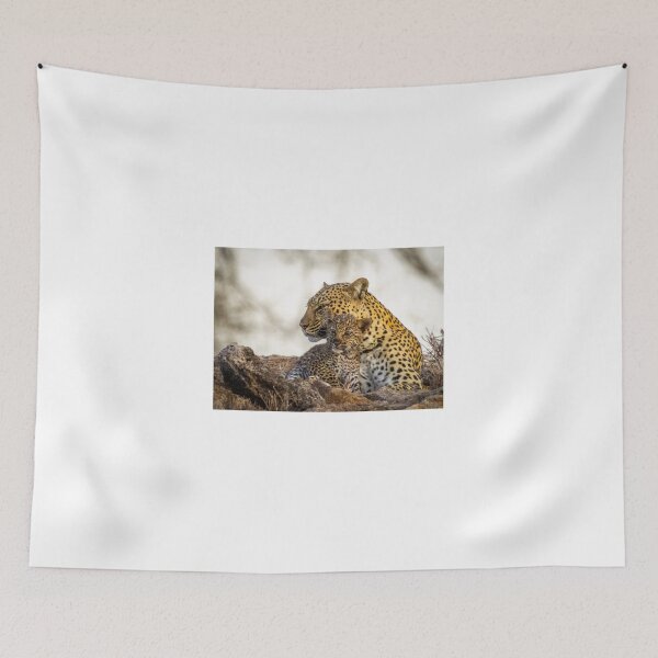 Item preview, Leopard With Cub designed and sold by Wild Images.