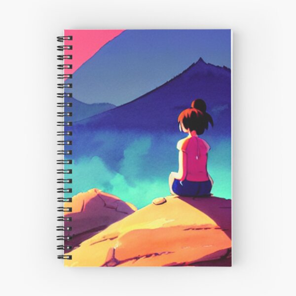 Item preview, Yoga Sunset in water color 02 designed and sold by printiesart.