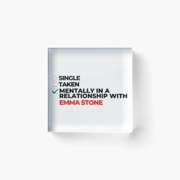 Item preview, Mentally In A Relationship With Emma Stone designed and sold by Itsheartshop.