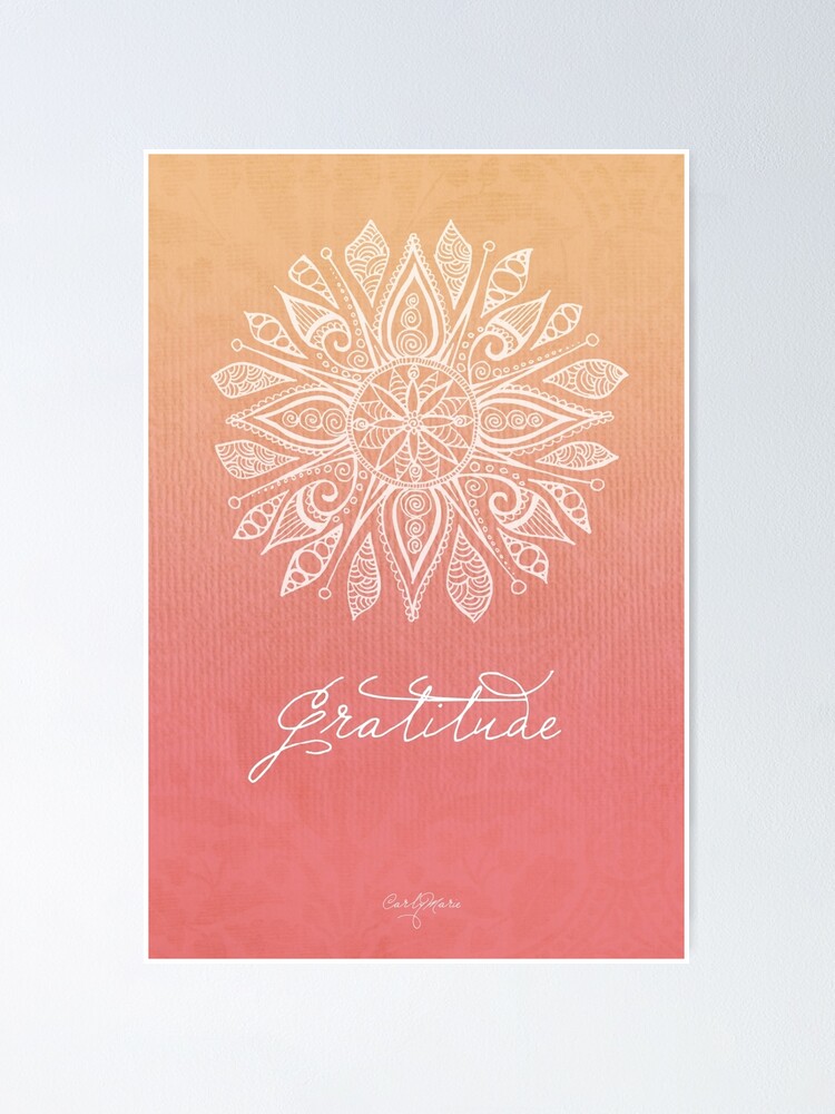 Alternate view of Gratitude Poster