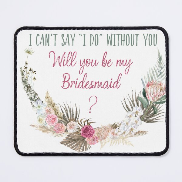 Item preview, Will You Be My Bridesmaid? designed and sold by mellibeedesigns.