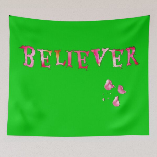 Item preview, Believer with pink flower designed and sold by prashant art factory ✅️.