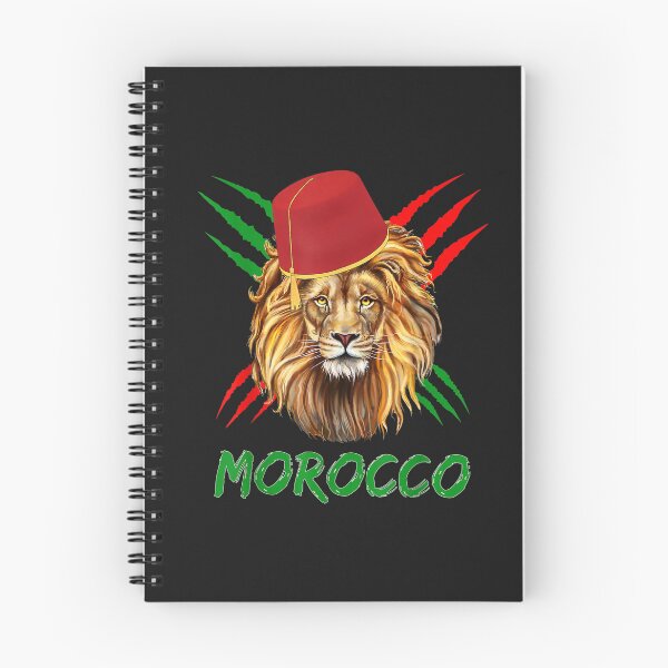 Item preview, Morocco Lion Flag Sport Morocco with moroccan hat T-Shirt designed and sold by Klaus-Gilbert.