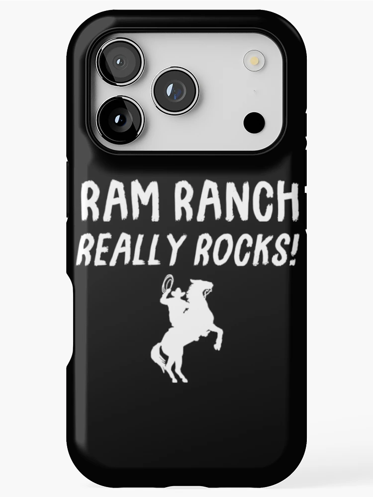 Thumbnail 1 of 4, iPhone Case, Ram Ranch Really Rocks! designed and sold by SuddenlySomeda.
