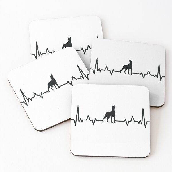 Item preview, Funny Doberman Dog Heartbeat designed and sold by shokA Design.