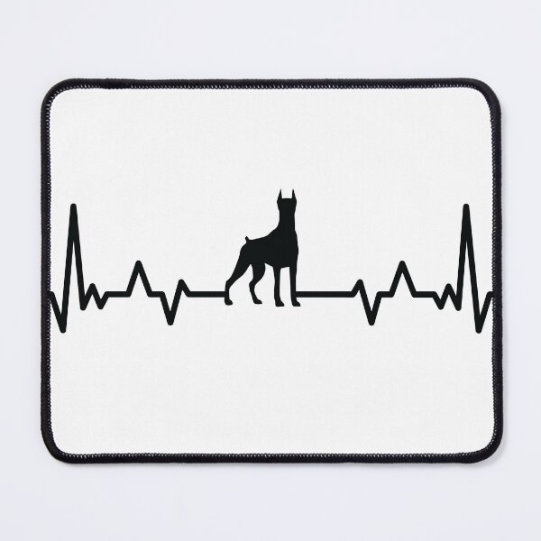 Item preview, Funny Doberman Dog Heartbeat designed and sold by shokA Design.