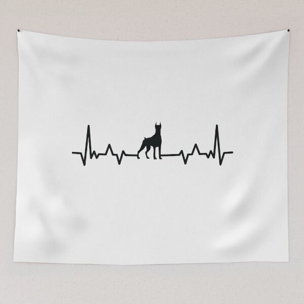 Item preview, Funny Doberman Dog Heartbeat designed and sold by shokA Design.